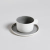 Image of Taza y plato linea capri grey - 200 ml