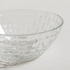 Image of Bowl de vidrio diseño ratan