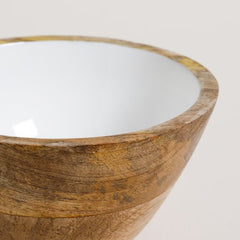 Bowl de madera esmaltada saha