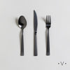 Image of Set de cubiertos black braid x 12 piezas
