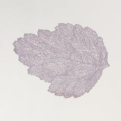 individual pvc hoja gris rosado