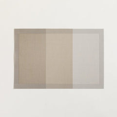 Individual de pvc rectangular degrade beige