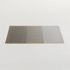 Individual de pvc rectangular degrade beige