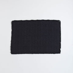 Set x 6 individuales rectangulares liso negro