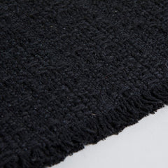 Set x 6 individuales rectangulares liso negro