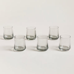 Set x 6 vasos bajos concavos fume light 310 ml