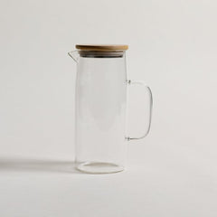 Jarra recta con tapa de bamboo