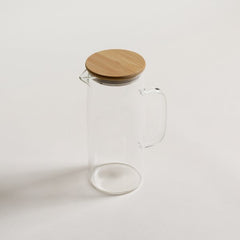 Jarra recta con tapa de bamboo