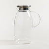Image of Jarra de vidrio bombe tapa acero 2200 ml
