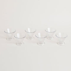 Set x 6 compoteras rayadas