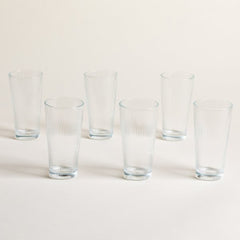 set x 6 vasos altos liniert 300 ml