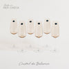 Image of Set x 6 copas champagne linea anser brown