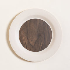 Plato playo fibra de bamboo prunus - 25 cm