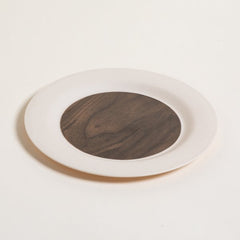 Plato playo fibra de bamboo prunus - 25 cm