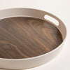 Image of Bandeja redonda fibra de bamboo prunus