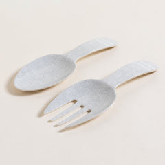 SET DE TENEDOR Y CUCHARA DE MELAMINA LUXOR LIGHT 27 CM