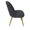Image of Silla Zoe tapizada en chenille
