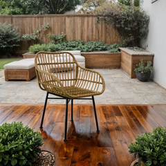 Sillón Kenya símil ratán