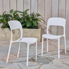 Silla Oslo de plástico apilable
