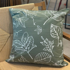 Almohadón tusor linea hojas