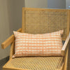 Image of Almohadón tusor estampado escoces