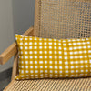 Image of Almohadón tusor estampado escoces