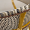 Image of Silla French bistro con esterillado simil rattan - gris