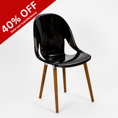 Silla Nina Wood plástica con Patas de Madera. Varios colores
