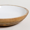 Image of BOWL DE MADERA ESMALTADA SAHA 25,5X7 CM