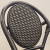 Image of Silla French bistro con esterillado simil rattan - negro