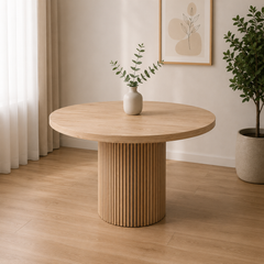 Mesa de comedor Línea Kyoto extensible de madera