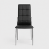 Image of Silla New Paris tapizada con patas cromadas
