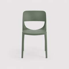 Silla Smile de plástico apilable