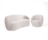Image of Sillón tapizado en pana Linea Luna.