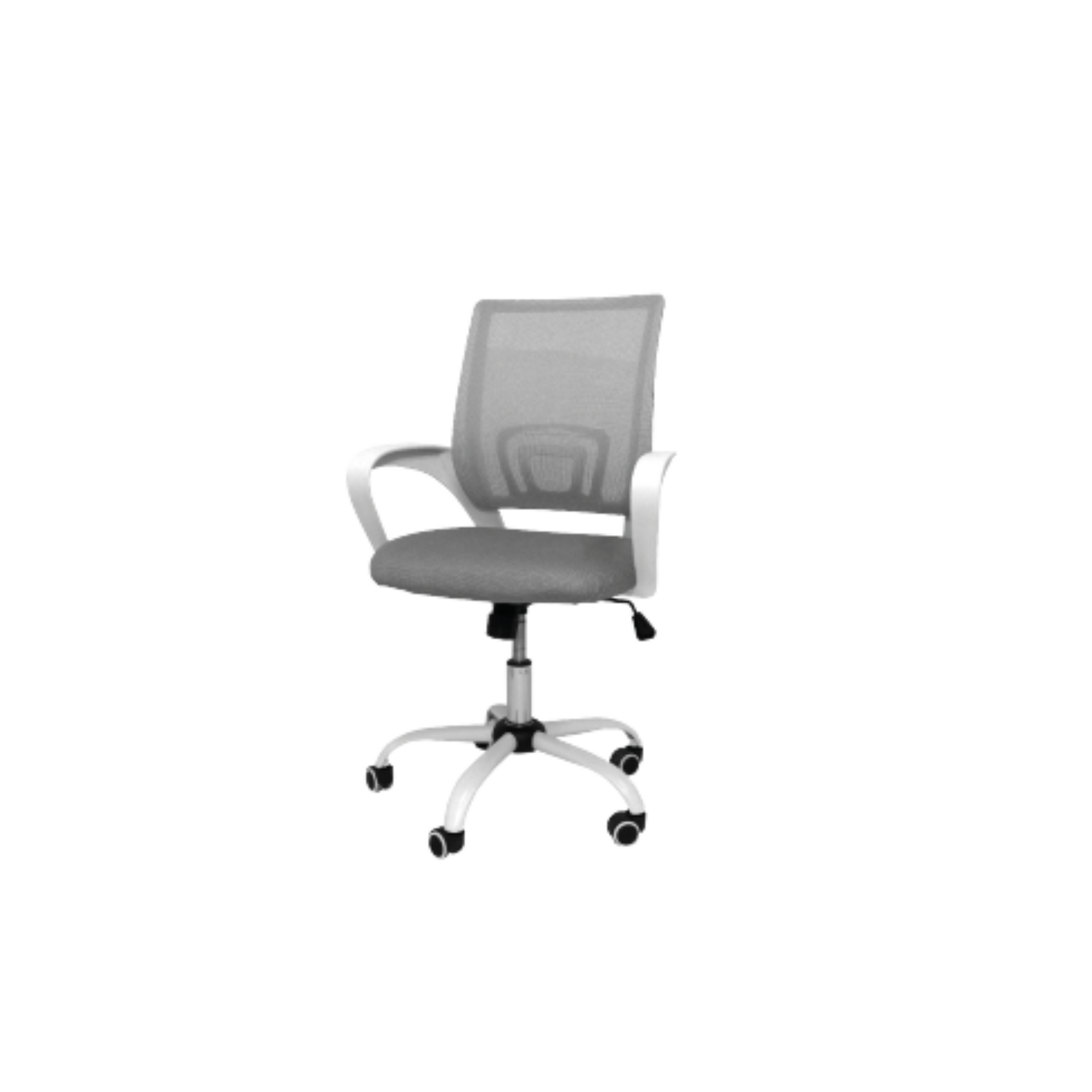 Silla de oficina Mesh estructura blanca - Gris