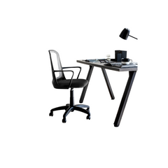 Silla de oficina Fresa neumática. Estructura Negra