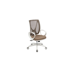Silla de oficina Alma neumática estructura blanca