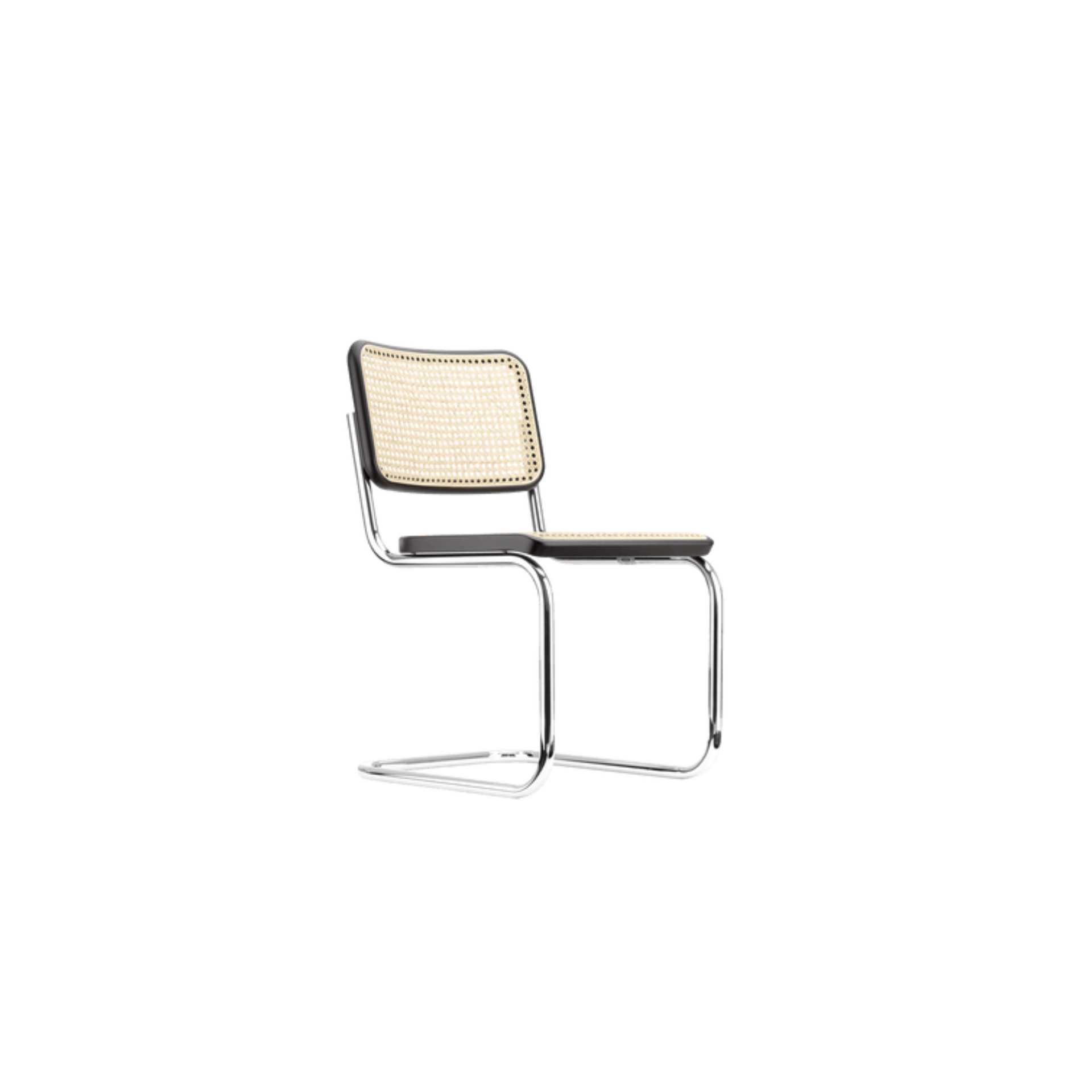 Silla Francesca asiento y respaldo de madera con un esterillado de ratán.
