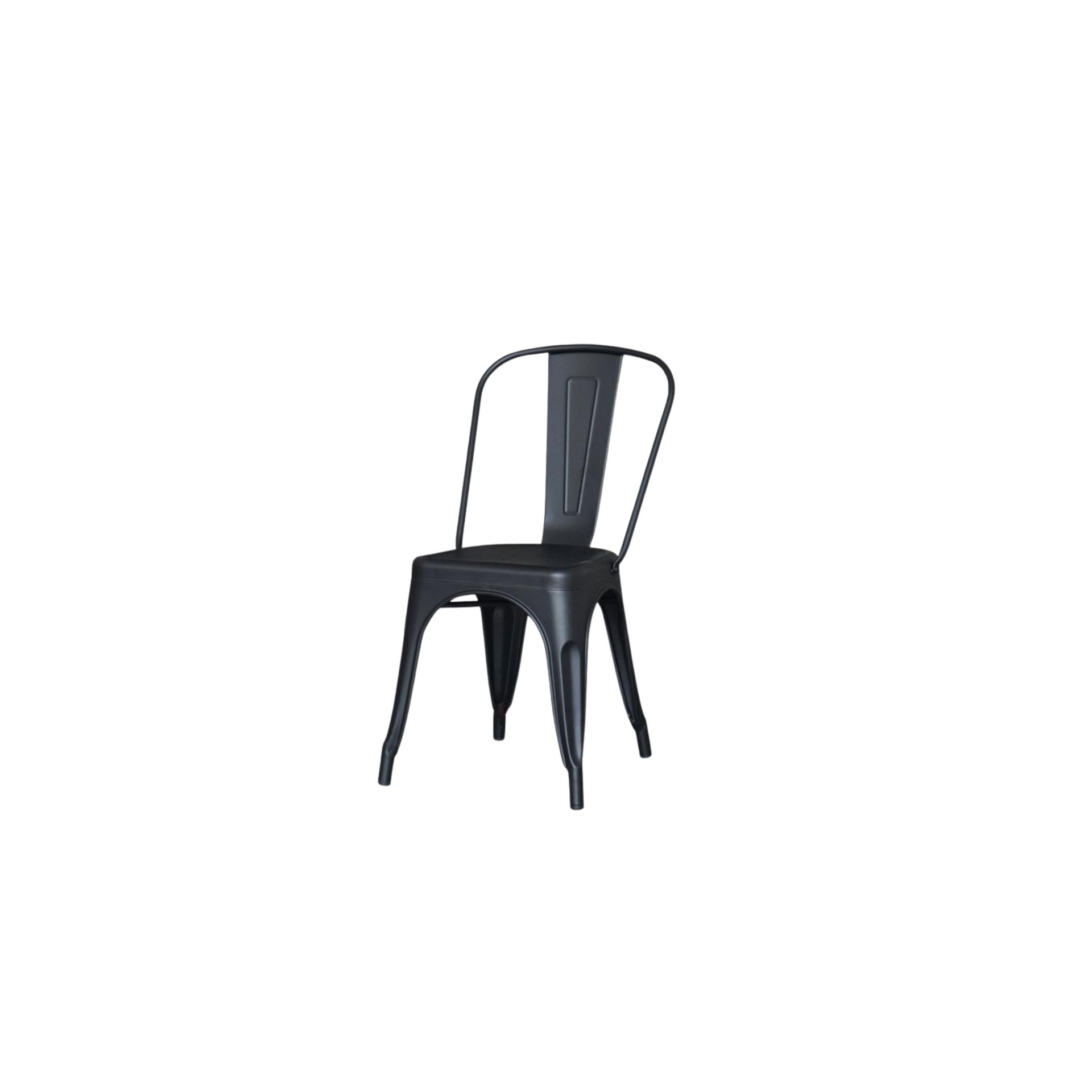 Silla Tolix metálica - Negro