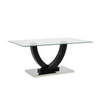 Image of Mesa felicity con tapa de vidrio templado