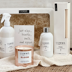 Kit combo de regalo 1 - difusor/spray/bloom rose bouquet/tarjeta/varilla