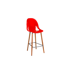 Banqueta Nina Wood - Rojo