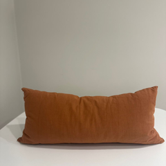 Almohadon 60x30 liso - Terracota