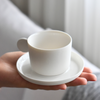 Image of TAZA Y PLATO CAPRI 100 ML
