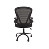 Image of Sillón de oficina Eros neumática - Negro