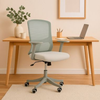 Image of Sillón de oficina Baxter neumática - Gris