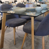 Image of Mesa Oslo + 4 Sillas Zoe - Gris