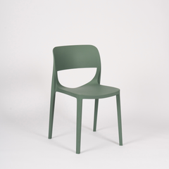 Silla Smile de plástico apilable