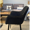 Image of Silla texas tapizada con patas negras