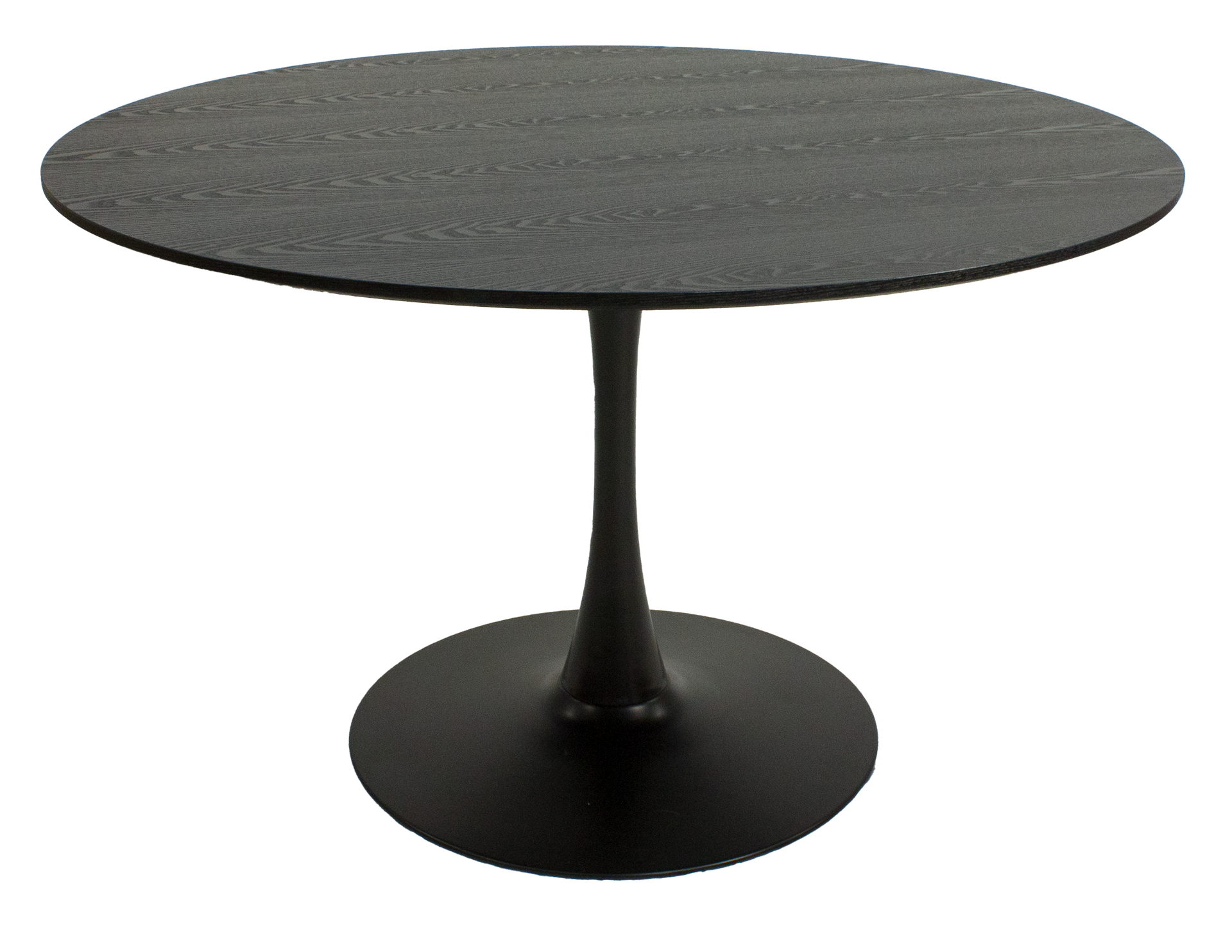 Mesa Tulip redonda 1.20 de diametro tapa madera pintada base metalica